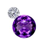 Diamond - Faceted Amethyst