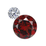 Diamond - Faceted Garnet