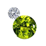 Diamond - Faceted Peridot