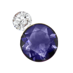 White Sapphire - Faceted Iolite