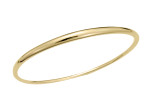 Oval Bangle Bracelet by E.L. Designs in 14K Gold