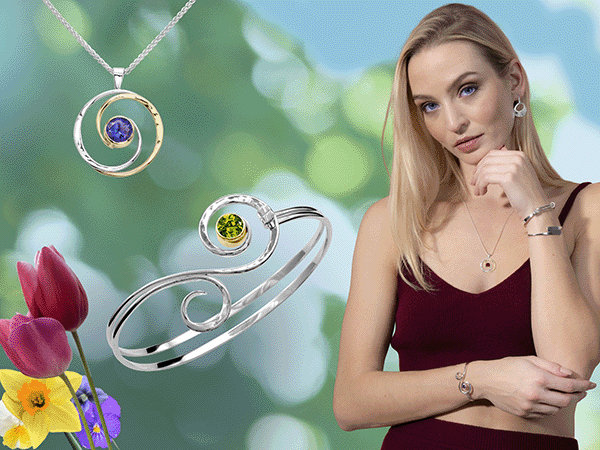 Follow the linked image to view our favorite Mother's Day designs E.L. Designs Modeled Jewelry