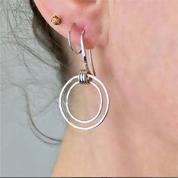 Harmony Earrings on Model
