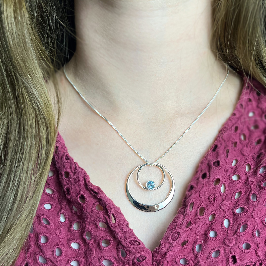 Juliet Pendant on Model