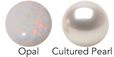 5 or 7mm pearl and opal options for EA048 5 or 7mm pearl and opal options for EA048