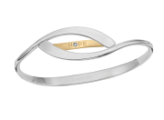 Sentiment Swing Bracelet by E.L. Designs in Sterling Silver & 14K "Hope" bar with 1.75mm Diamond