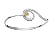 Bindu Bracelet by E.L. Designs in sterling silver with 14k ball