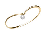 Polka Bracelet by E.L. Designs in 14K Gold with Pearl