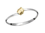 Love Knot Bracelet by E.L. Designs in Sterlign Silver & 14K Gold "knot"