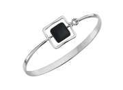 Zenith Bracelet by E.L. Designs in Sterling Silver with Black Onyx