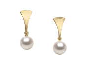 Newport earrings by E.L. Designs in Sterling Silver with Pearls