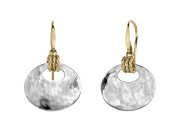 Knot-i-cal earrings by E.L. Designs in Sterling Silver and 14K Gold "Knot"
