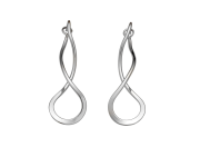 Endless Braid Earring by E.L. Designs in Sterling Silver (large)