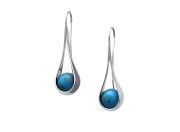 Captivating Earring by E.L. Designs in Sterling Silver with Turquoise