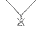 Secret Heart Pendant by E.L. Designs in Sterling Silver (large)