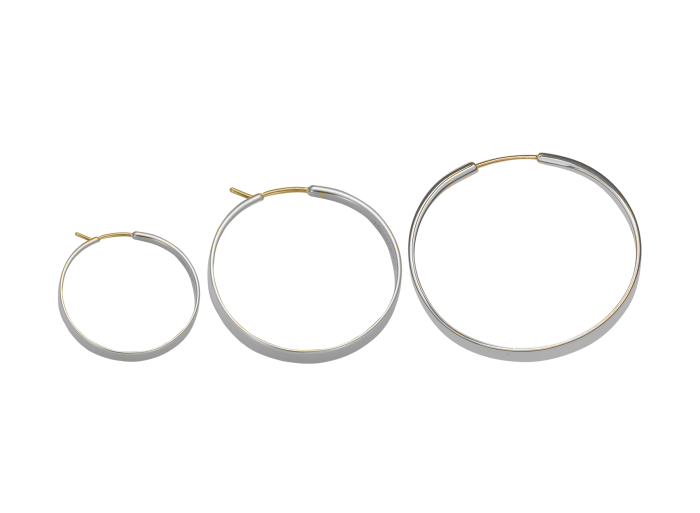 Classic Forged Hoops by E.L. Designs by Ed Levin Studio Classic Forged Hoops by E.L. Designs by Ed Levin Studio