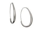 Oval Hoops by E.L. Designs in Sterling Silver