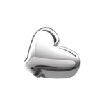 Silver Heart Accent