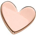 Rose Gold Heart No Stone