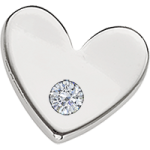 Silver Heart Diamond
