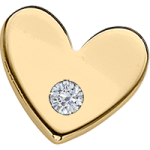 Gold Heart Diamond
