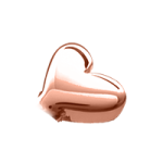 14K Rose Gold Heart Accent