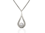 Mana Pendant by E.L. Designs in Sterling Silver with Pearl